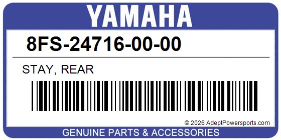 Yamaha 8FS-24716-00-00 Stay, Rear