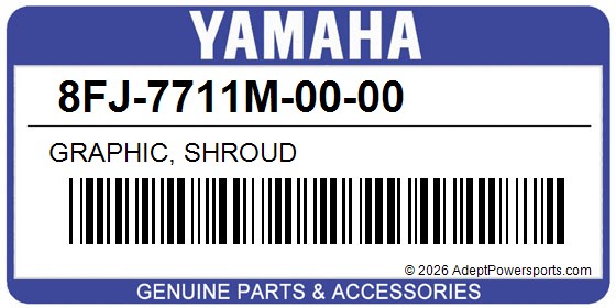 Yamaha 8FJ-7711M-00-00 Graphic, Shroud