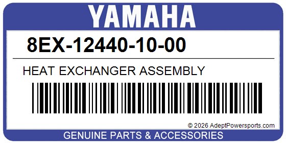Yamaha 8EX-12440-10-00 Heat Exchanger Assembly