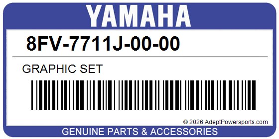 Yamaha 8FV-7711J-00-00 Graphic Set