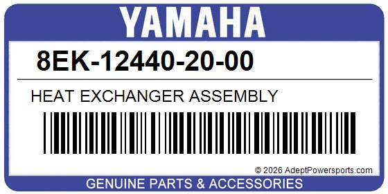 Yamaha 8EK-12440-20-00 Heat Exchanger Assembly