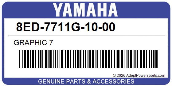 Yamaha 8ED-7711G-10-00 Graphic 7