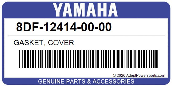 Yamaha 8DF-12414-00-00 Gasket, Cover
