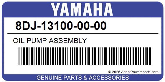 Yamaha 8DJ-13100-00-00 Oil Pump Assembly