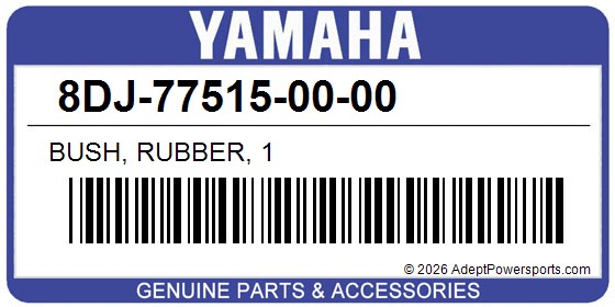 Yamaha 8DJ-77515-00-00 Bush, Rubber, 1