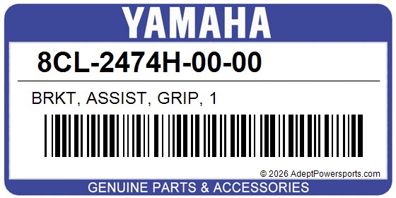 Yamaha 8CL-2474H-00-00 Brkt, Assist, Grip, 1