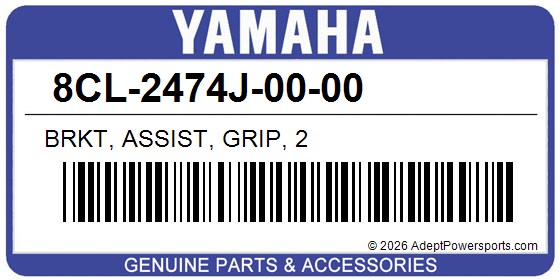 Yamaha 8CL-2474J-00-00 Brkt, Assist, Grip, 2