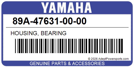 Yamaha 89A-47631-00-00 Housing, Bearing