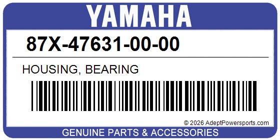 Yamaha 87X-47631-00-00 Housing, Bearing