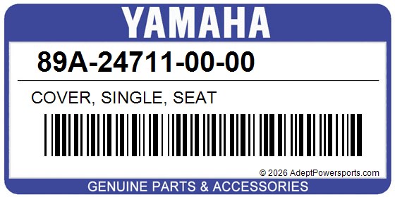 Yamaha 89A-24711-00-00 Cover, Single, Seat