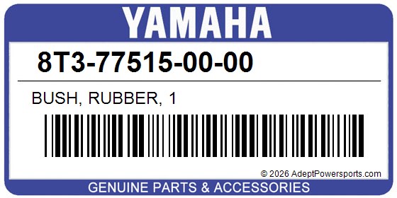 Yamaha 8T3-77515-00-00 Bush, Rubber, 1