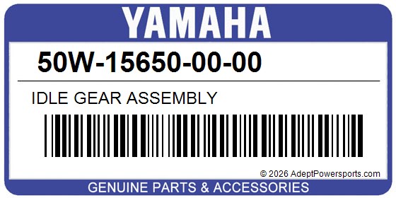 Yamaha 50W-15650-00-00 Idle Gear Assembly