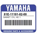 Yamaha 81E-11181-02-00 Gasket, Cyl, Hd, 1