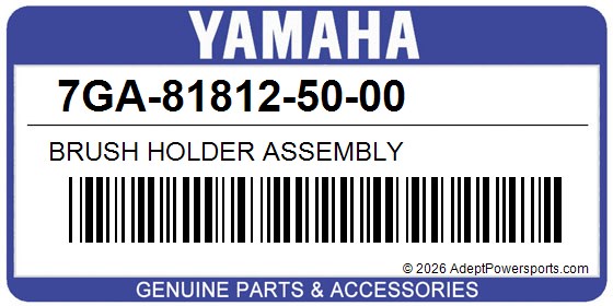 Yamaha 7GA-81812-50-00 Brush Holder Assembly