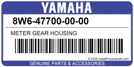 Yamaha 8W6-47700-00-00 Meter Gear Housing