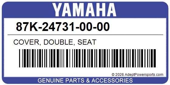 Yamaha 87K-24731-00-00 Cover, Double, Seat