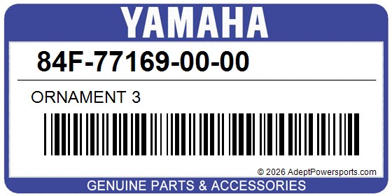 Yamaha 84F-77169-00-00 Ornament 3