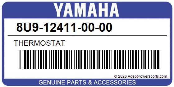 Yamaha 8U9-12411-00-00 Thermostat