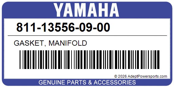 Yamaha 811-13556-09-00 Gasket, Manifold