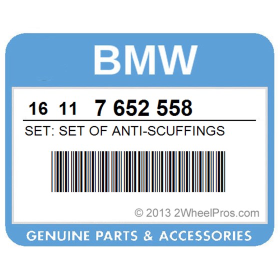 BMW 16117652558 Set: Set Of Anti-Scuffings