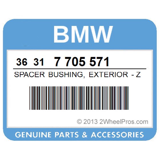 BMW 36317705571 Spacer Bushing, Exterior - Zns3