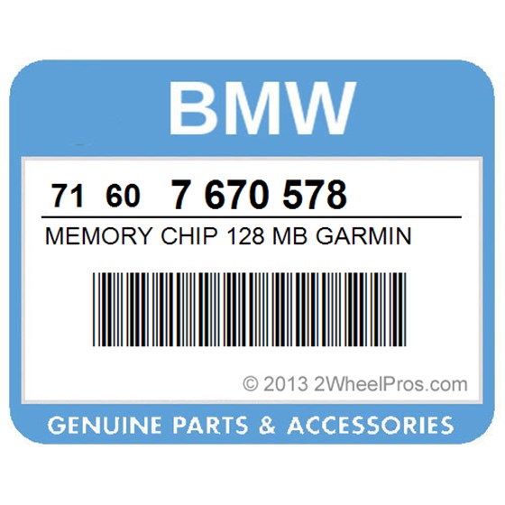 BMW 71607670578 Memory Chip 128 Mb Garmin