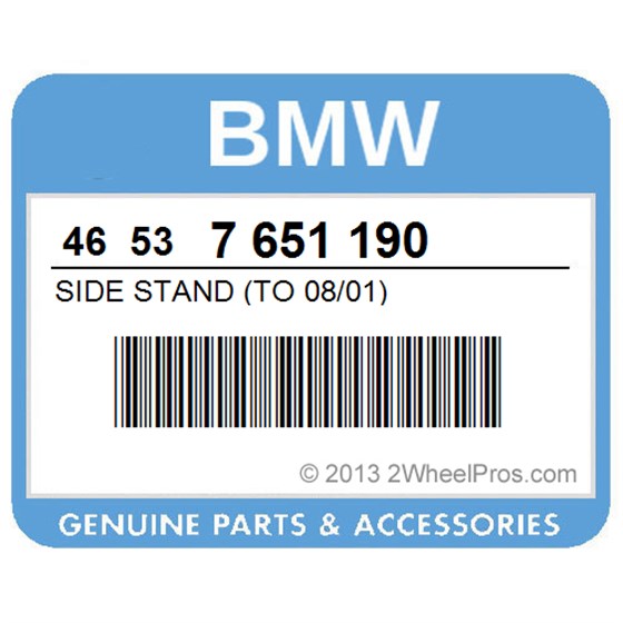 BMW 46537651190 Side Stand (To 08/01)