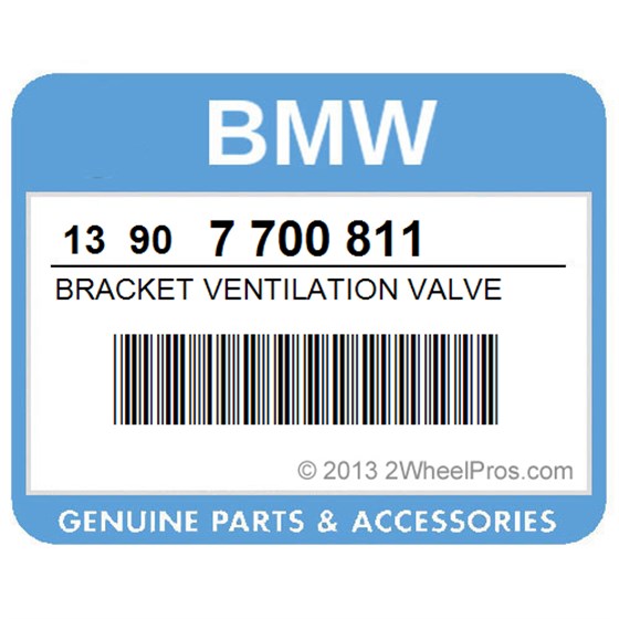BMW 13907700811 Bracket Ventilation Valve