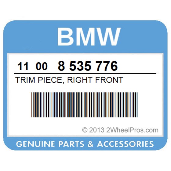 BMW 11008535776 Trim Piece, Right Front