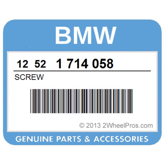 BMW 12521714058 Screw