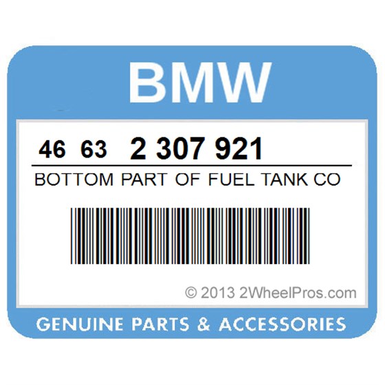 BMW 46632307921 Bottom Part Of Fuel Tank Cover