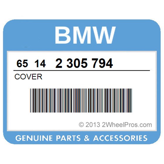 BMW 65142305794 Cover
