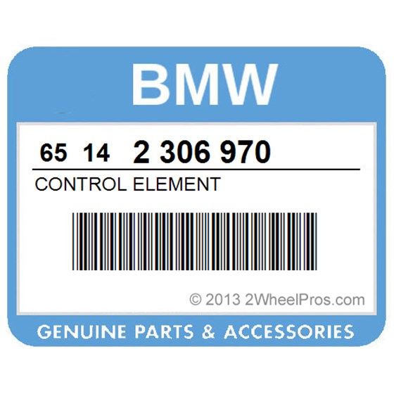 BMW 65142306970 Control Element