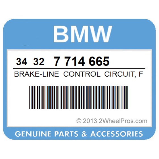 BMW 34327714665 Brake-Line Control Circuit, Front