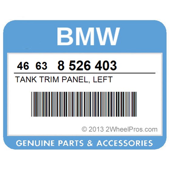 BMW 46638526403 Tank Trim Panel, Left