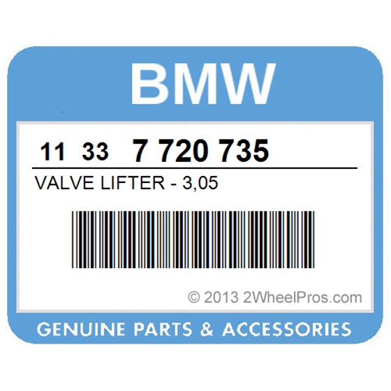 BMW 11337720735 Valve Lifter - 3,05