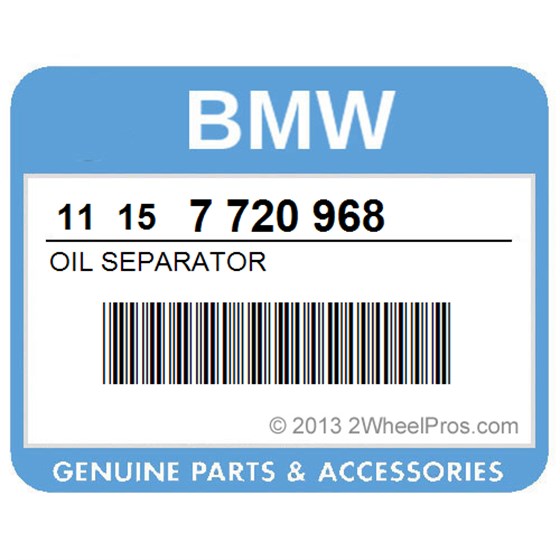BMW 11157720968 Oil Separator