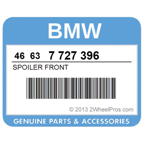 BMW 46637727396 Spoiler Front