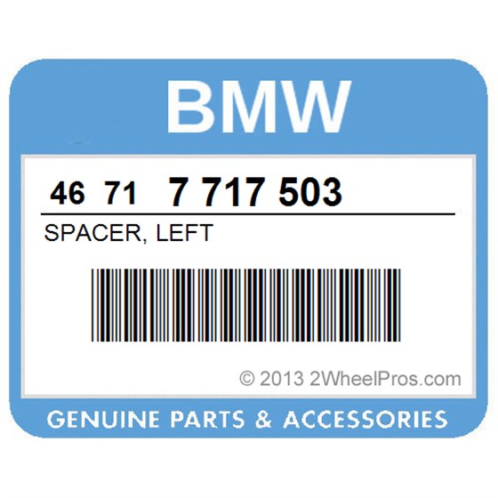 BMW 46717717503 Spacer, Left