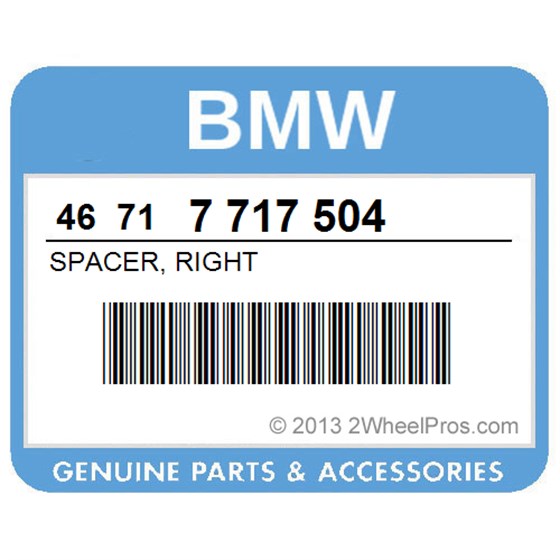 BMW 46717717504 Spacer, Right