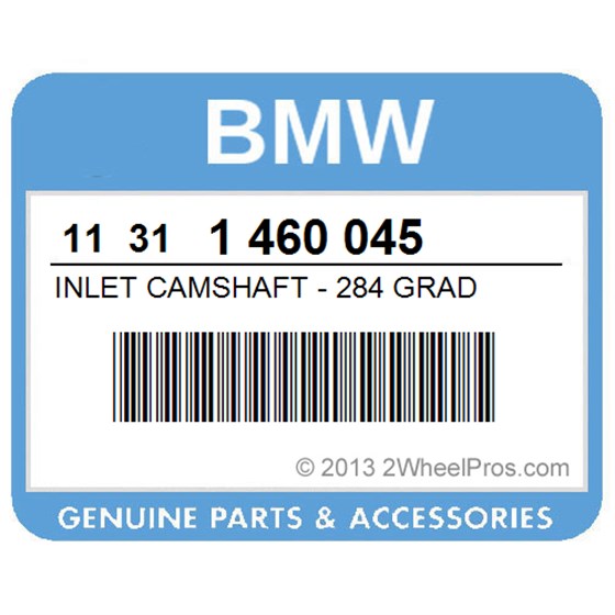 BMW 11311460045 Inlet Camshaft - 284 Grad
