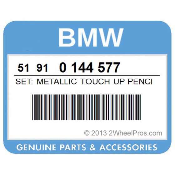 BMW 51910144577 Set: Metallic Touch Up Pencil Yukagreen - 248