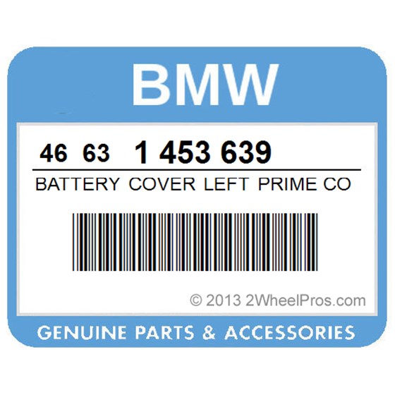 BMW 46631453639 Battery Cover Left Prime Coated