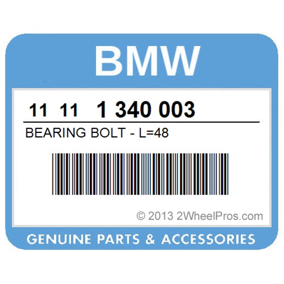 BMW 11111340003 Bearing Bolt - L=48