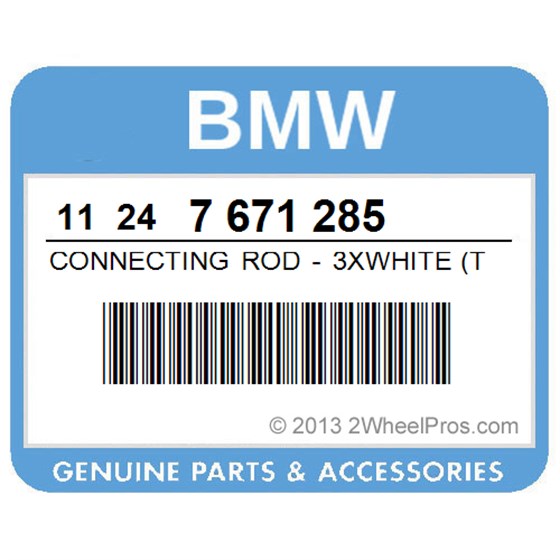 BMW 11247671285 Connecting Rod - 3Xwhite (To 03/06)