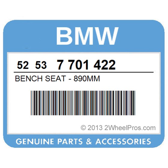 BMW 52537701422 Bench Seat - 890Mm