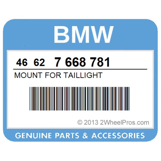 BMW 46627668781 Mount For Taillight