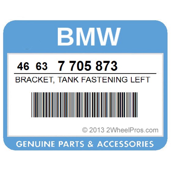 BMW 46637705873 Bracket, Tank Fastening Left