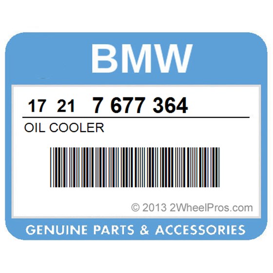 BMW 17217677364 Oil Cooler