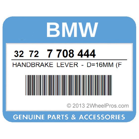 BMW 32727708444 Handbrake Lever - D=16Mm (From 08/06)